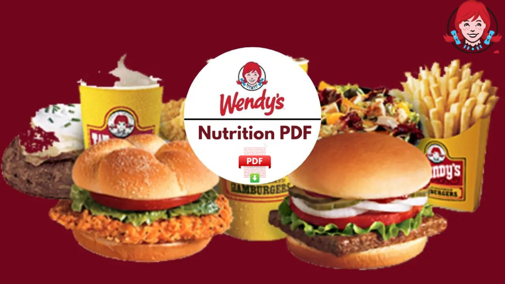 Wendy's Menu PDF